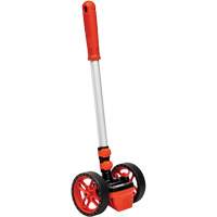 SAE Dual Wheel Measuring Wheel, 4"/10.16 cm, 9999' Range, Inches/Feet Equipex
