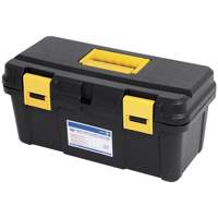JPTB-16 Plastic Hand Tool Box, 16" W x 8" D x 7-1/2" H, Black Equipex
