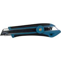 Couteau professionnel de 18 mm, Acier inoxydable, Robuste, Prise en Caoutchouc Equipex