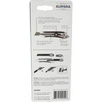 Couteau professionnel de 18 mm, Acier inoxydable, Robuste, Prise en Caoutchouc Equipex