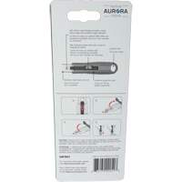 Couteau de s&eacute;curit&eacute; r&eacute;tractable standard, Acier inoxydable, Prise en Caoutchouc Equipex