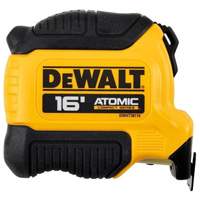 ATOMIC COMPACT SERIES Tape Measure, 16', Imperial Graduations Equipex