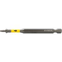 Embout pour outils &eacute;lectriques Impactech, Fente, Embout 6F-8R, Prise 1/4", Longueur 3-1/2" Equipex