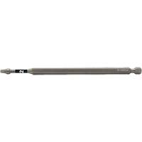 Embout pour outils &eacute;lectriques Impactech, Carr&eacute;e, Embout #2, Prise 1/4", Longueur 6" Equipex