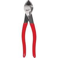 Angled Head Diagonal Dipped Grip Cutting Pliers, 8" L Equipex