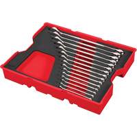 SAE Wrench Set with Tray for PACKOUT Drawers, Combination, 15 Pieces, Imperial Equipex