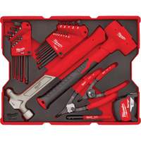 Hex Key & Hammer Set with Tray for PACKOUT Drawers Equipex