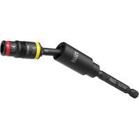 Douille r&eacute;versible &agrave; impact avec adaptateur pivotant, Hexagonale, Prise 1/4", 3 mr Equipex