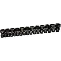 6 Point SAE Socket Set, 29 Pcs, Impact, 3/4" Drive Size Equipex