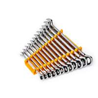 90-Tooth 12 Point Wrench Set, Ratcheting Combination, 12 Pieces, Metric Equipex