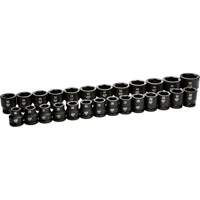 6 Point Metric Socket Set, 26 Pcs, Impact, 3/4" Drive Size Equipex