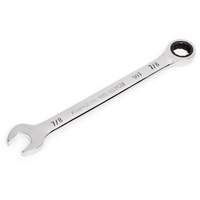 90-Tooth Ratcheting Combination Wrench, 12 Point, 7/8", Chrome Finish Equipex
