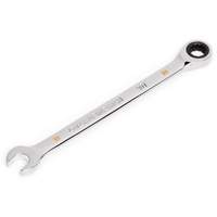 90-Tooth Ratcheting Combination Wrench, 12 Point, 10 mm, Chrome Finish Equipex