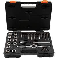 SAE Ratcheting Tap & Die Set, 27 Pieces Equipex