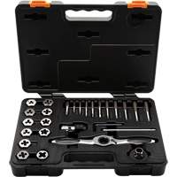 Metric Ratcheting Tap & Die Set, 27 Pieces Equipex