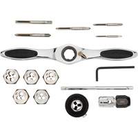 Metric Ratcheting Tap & Die Set, 15 Pieces Equipex