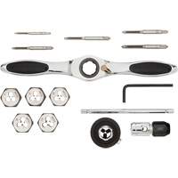 SAE Ratcheting Tap & Die Set, 15 Pieces Equipex
