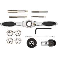 SAE Ratcheting Tap & Die Set, 13 Pieces Equipex