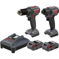 Ensemble d'outils compacts sans fil perceuse & tournevis, Lithium-ion, 20 V Equipex
