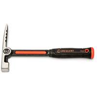 Brick Hammer, 15 oz., Solid Steel Handle, 7" L Equipex