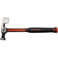 Drywall Hammer, 11 oz., Solid Steel Handle, 12-1/2" L Equipex