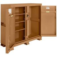 Armoire de chantier mod&egrave;le 111 avec cadenas, Acier, 47,5 pi³, Havane Equipex
