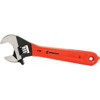 Adjustable Wrench, 4" L, 1/2" Max Width, Black Oxide Equipex