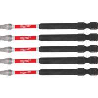 Embouts de tr&eacute;pan &agrave; chocs SHOCKWAVE, Carr&eacute;e, Embout 2, Longueur 3-1/2" Equipex