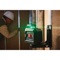 Green-Beam Self-Leveling 360° Cross-Line Laser Equipex