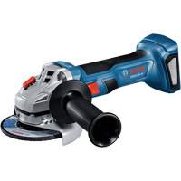Rectifieuse angulaire sans balais avec interrupteur coulissant, Roue de 4-1/2", 18 V Equipex