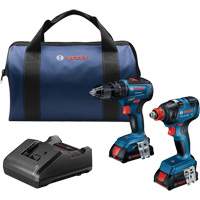 2-Tool Combo Kit, Lithium-Ion, 18 V Equipex