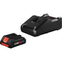 Trousse de d&eacute;part avec batterie et chargeur Advanced Power CORE18V 4 Ah, 18 V, Lithium-ion Equipex