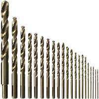 Drill Bit Set, 21 Pieces, Cobalt Equipex