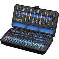 Jeu d'embouts maîtres pour tournevis &agrave; chocs, 64 mcx Equipex