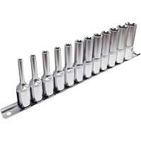 External TORX&reg; Socket Set, 12 Pcs, 3/8" Drive Size, Deep Equipex