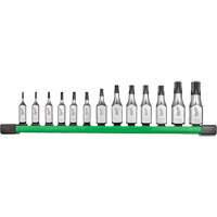 Jeu de douilles &agrave; embouts inviolables, Torx, Prise 1/4"/3/8", 13 mr Equipex