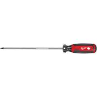 Square Screwdriver, #2 Tip, 12-7/10" L, Cushion Grip Handle Equipex