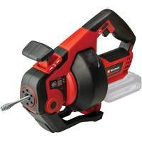 TE-DA 18/760 Li 18V Cordless Drain Auger (Tool Only), Powered, 25' Cable Length, 1/4" Cable Diameter Equipex