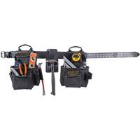 Ensemble de tabliers robustes Phantom 4 morceaux, Cuir, Noir Equipex