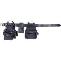 Ensemble de tabliers robustes Phantom 4 morceaux, Cuir, Noir Equipex