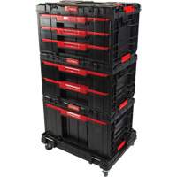 4-Piece Arx&reg; Dolly with Swivel Casters Set, 23-1/10" x 15" x 22-1/2", Black Equipex