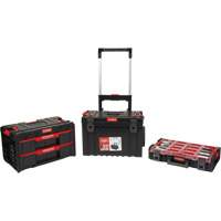 3-Piece Arx&reg; Rolling Toolbox Base Set, 25-1/5" x 19" x 42-2/5", Black Equipex