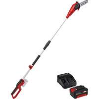 Scie &agrave; chaîne &agrave; perche sans fil avec batterie 4 Ah et ensemble de d&eacute;part de chargeur Equipex