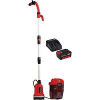 Cordless Clean Water Rain Barrel Pump with 4Ah Battery & Charger Starter Kit, 18 V, 792.5 GPH Equipex