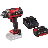 Cl&eacute; &agrave; chocs professionnelle sans fil avec batterie 4 Ah PXC et ensemble de d&eacute;part de chargeur, 18 V, Mandrin 1/2" Equipex