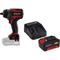 Cl&eacute; &agrave; chocs professionnelle sans fil avec batterie 4 Ah PXC et ensemble de d&eacute;part de chargeur, 18 V, Mandrin 1/2" Equipex