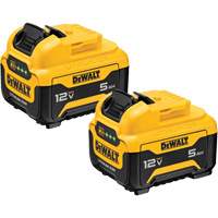 Max* Battery Packs, Lithium-Ion, 12 V, 5 Ah Equipex