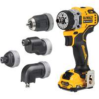 Ensemble perceuse/visseuse sans fil et sans balai XTREME 5-en-1, Lithium-ion, 12 V, Mandrin 3/8" Equipex