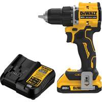 Ensemble visseuse-perceuse sans fil et sans balai ATOMIC COMPACT SERIES, Lithium-ion, 20 V, Mandrin 1/2" Equipex