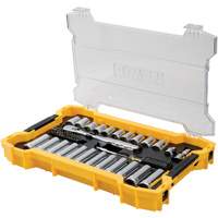 Jeu d'outils 3/8" & 1/2" pour m&eacute;canicien avec plateau & couvercle TOUGHSYSTEM 2.0 Equipex